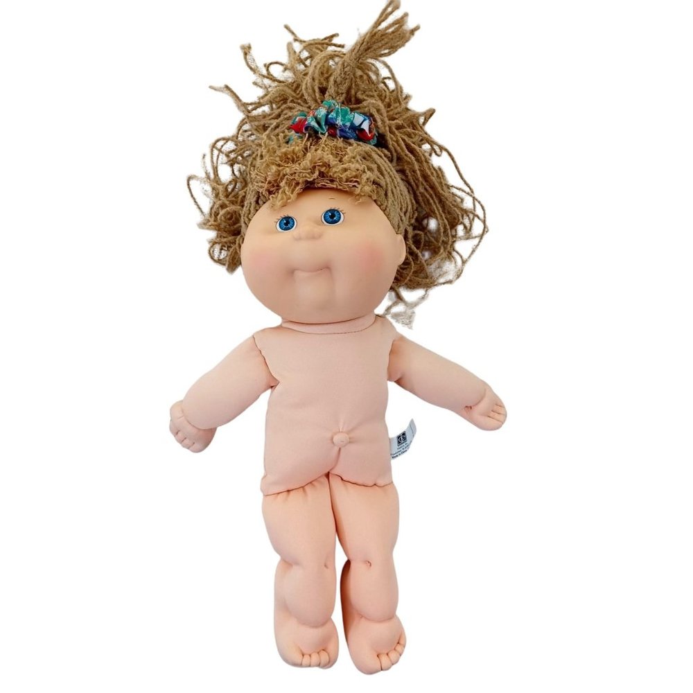 First Edition 1991 Cabbage Patch Doll 13" Bendable Poseable Hair Hasbro Vintage